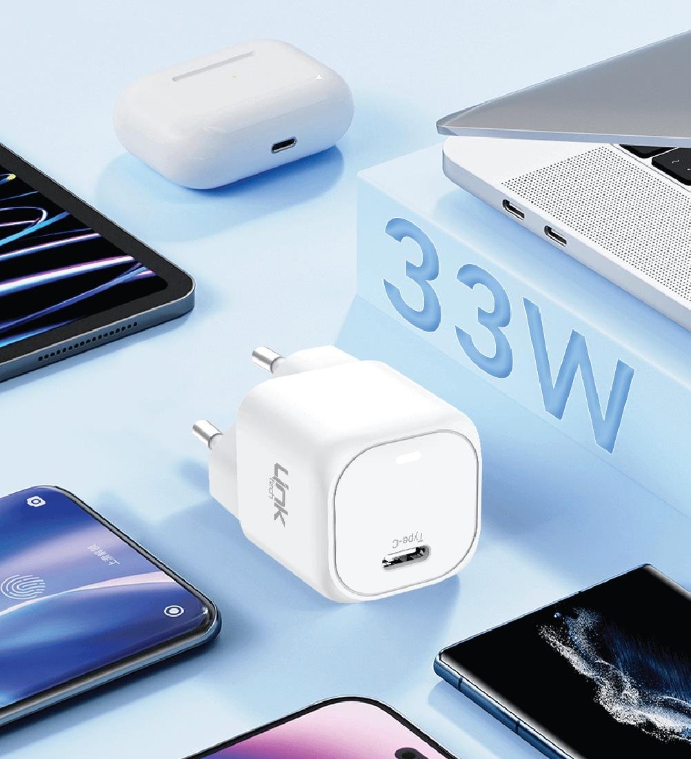 G830 Premium 33W Type-C  Super SI Mini Şarj Adaptörü