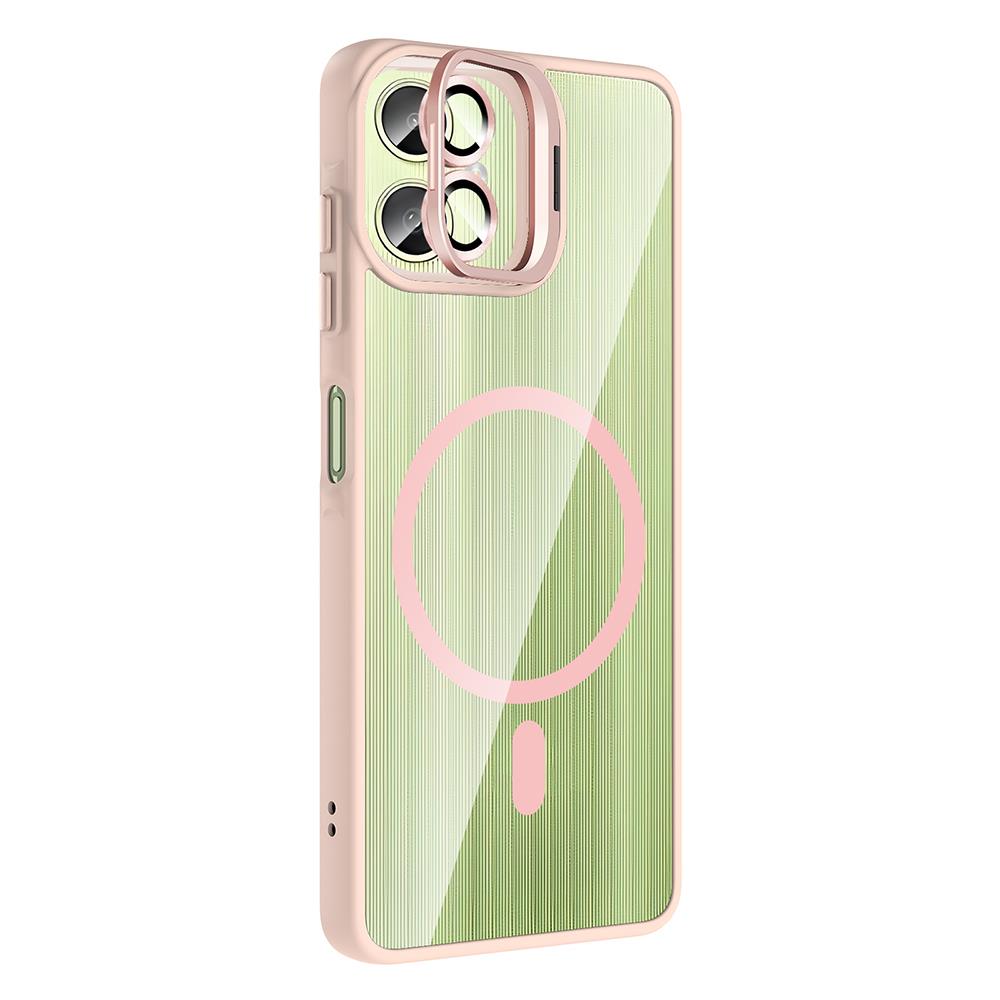 Galaxy A07 Kılıf Standlı ve Kamera Lens Hediyeli Zore Etro Kapak
