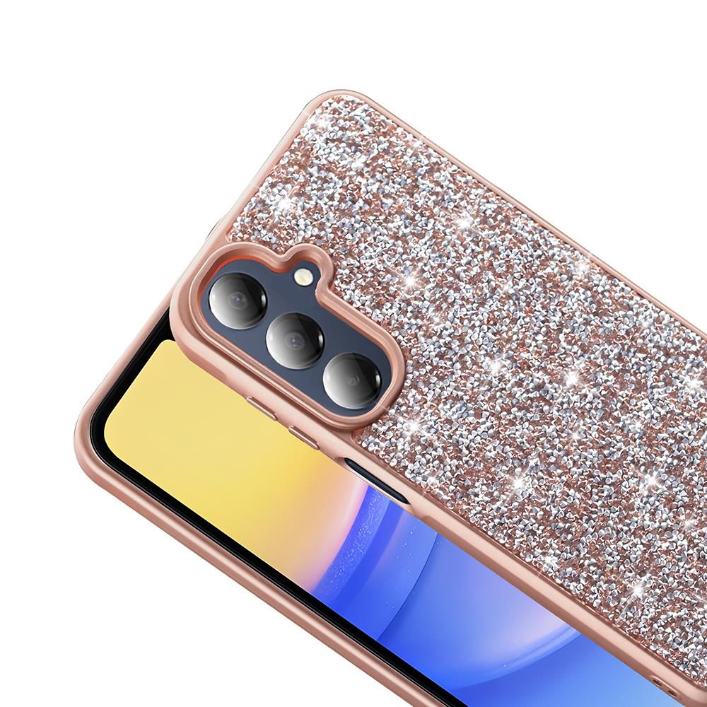 Galaxy A16 Kılıf Parlak Taşlı Tasarım Zore Pırlanta Kapak