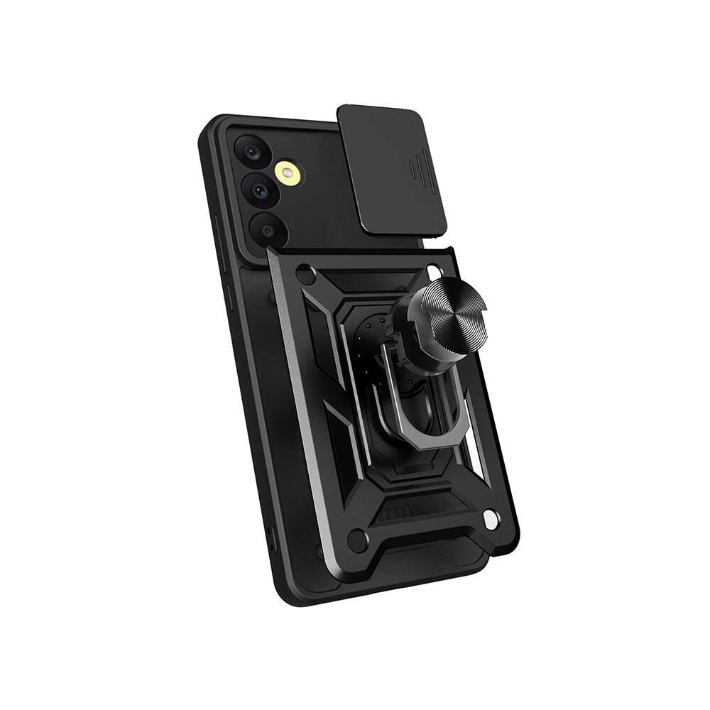 Galaxy A25 Kılıf Magnetik Standlı Kamera Korumalı Zore Sürgülü Vega Kapak