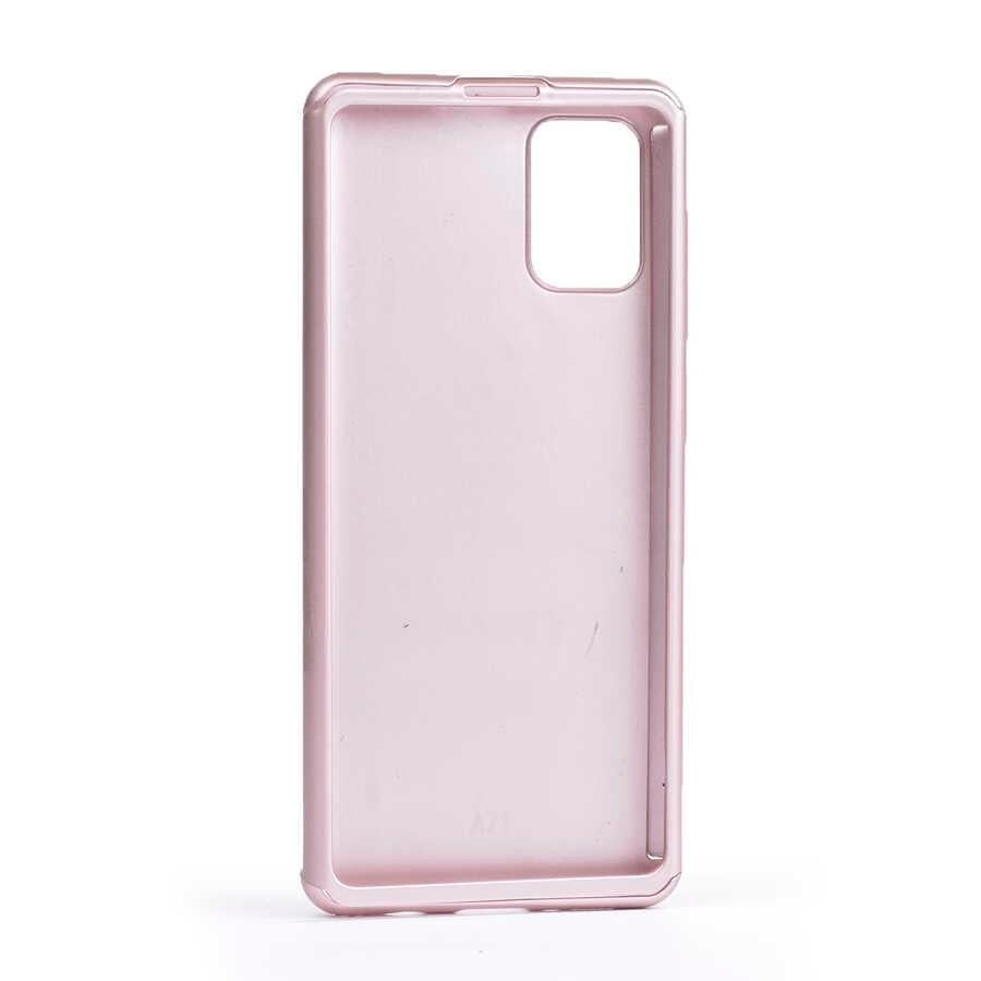Galaxy A51 Kılıf Zore 360 3 Parçalı Rubber Kapak