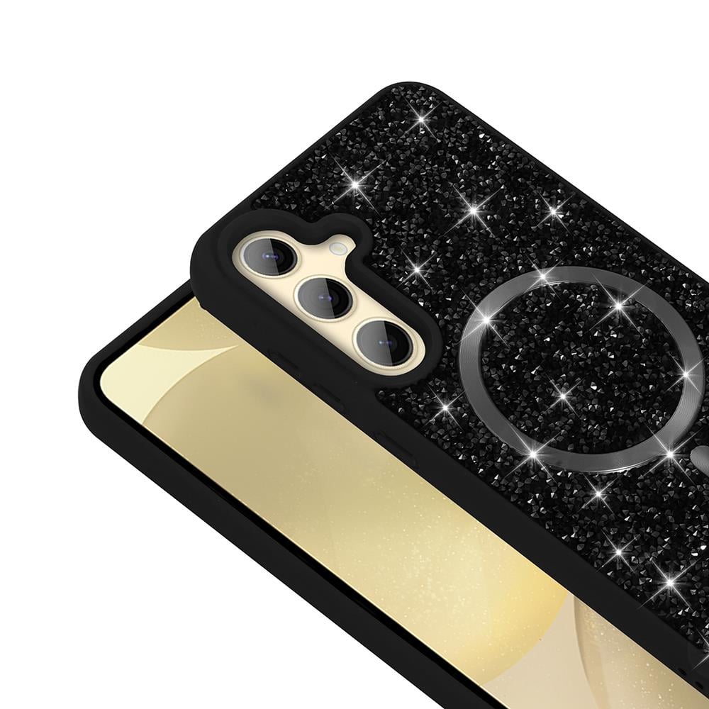 Galaxy A55 Kılıf Parlak Taşlı Tasarım Zore Pırlanta Kapak