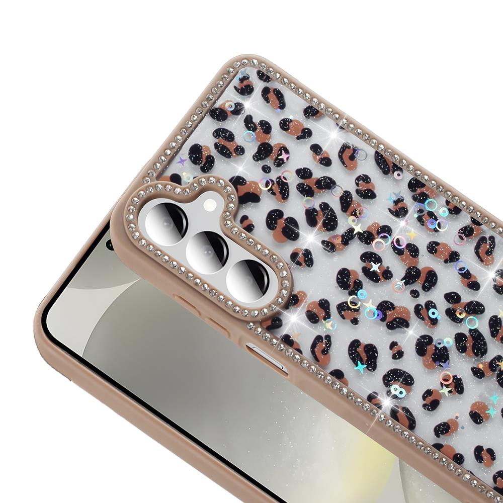 Galaxy A55 Kılıf Taşlı ve Simli Tasarım Zore Azra Kapak