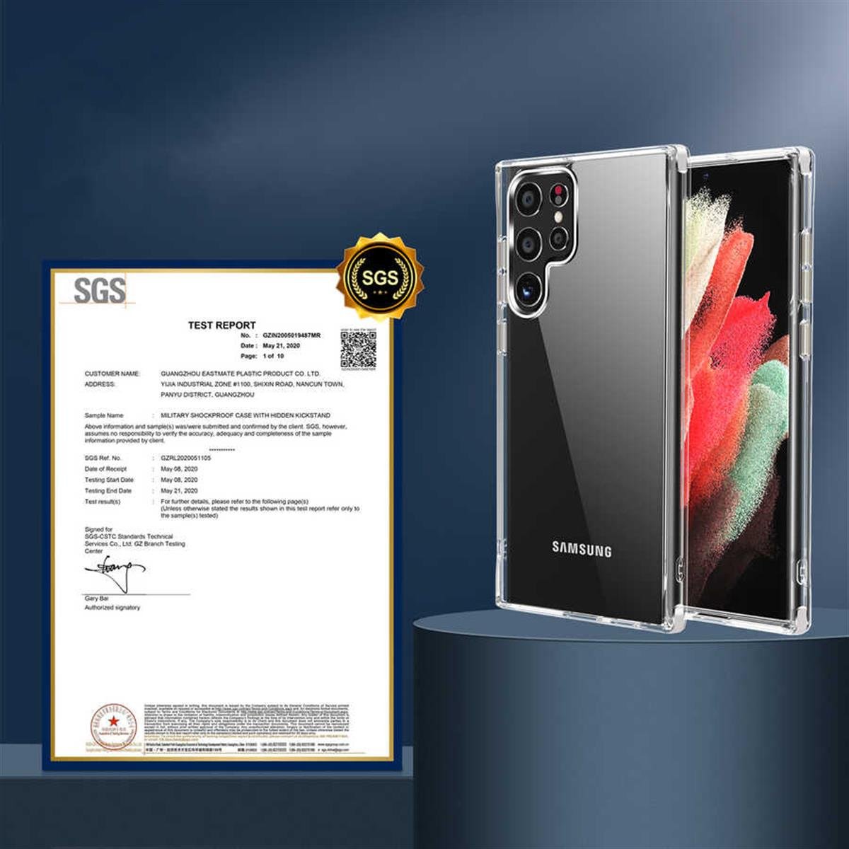 Galaxy S22 Ultra Kılıf Zore Forst Kapak