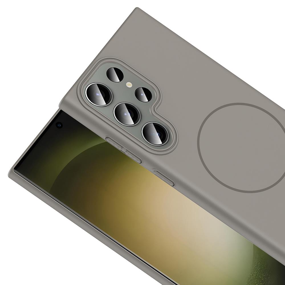 Galaxy S23 Ultra Kılıf Magsafe Şarj Özellikli Zore Ruby Silikon Kapak