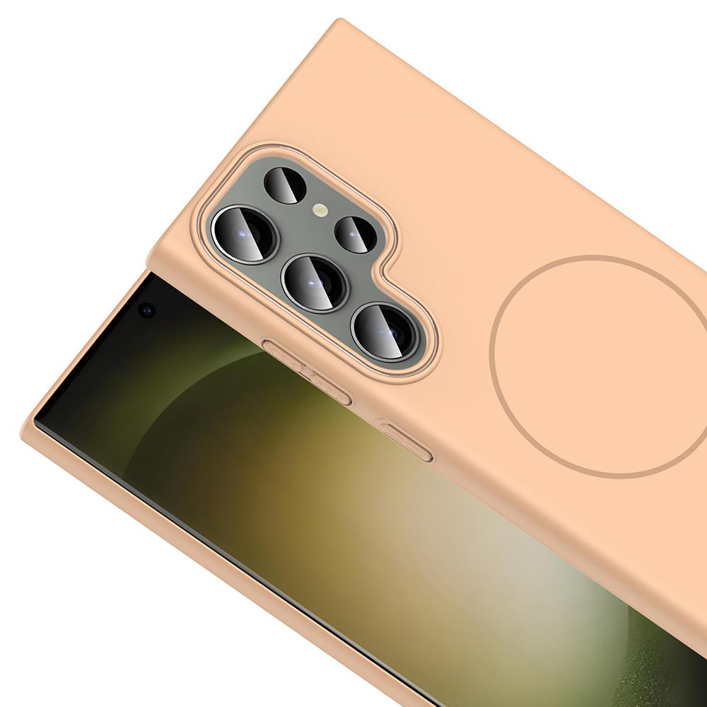 Galaxy S23 Ultra Kılıf Magsafe Şarj Özellikli Zore Ruby Silikon Kapak