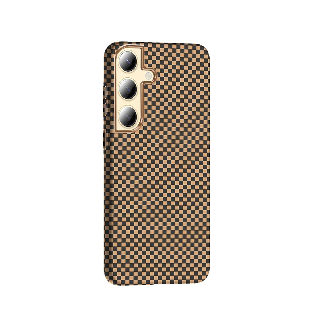 Galaxy S24 Plus Kılıf M-safe Şarj Özellikli Karbon Fiber Görünümlü Zore Gros Kapak