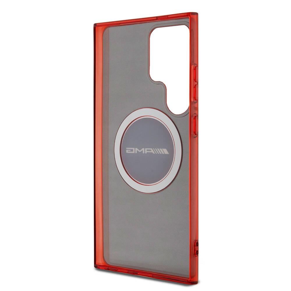 Galaxy S24 Ultra Kılıf AMG Orjinal Lisanslı M-safe Şarj Özellikli Transparan Timeless Kapak
