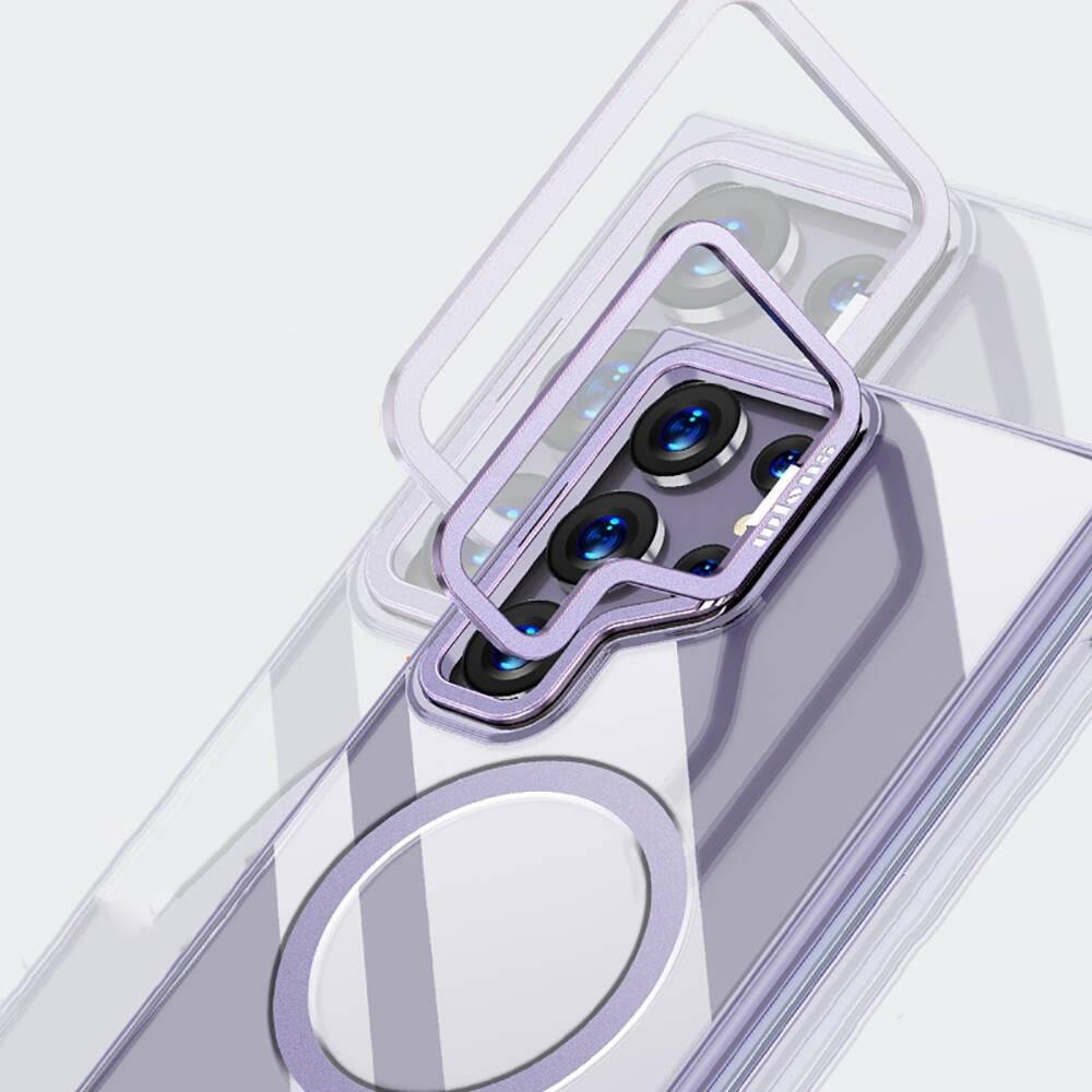 Galaxy S24 Ultra Kılıf M-safe Şarj Özellikli Wlons Standlı Efsane Kapak