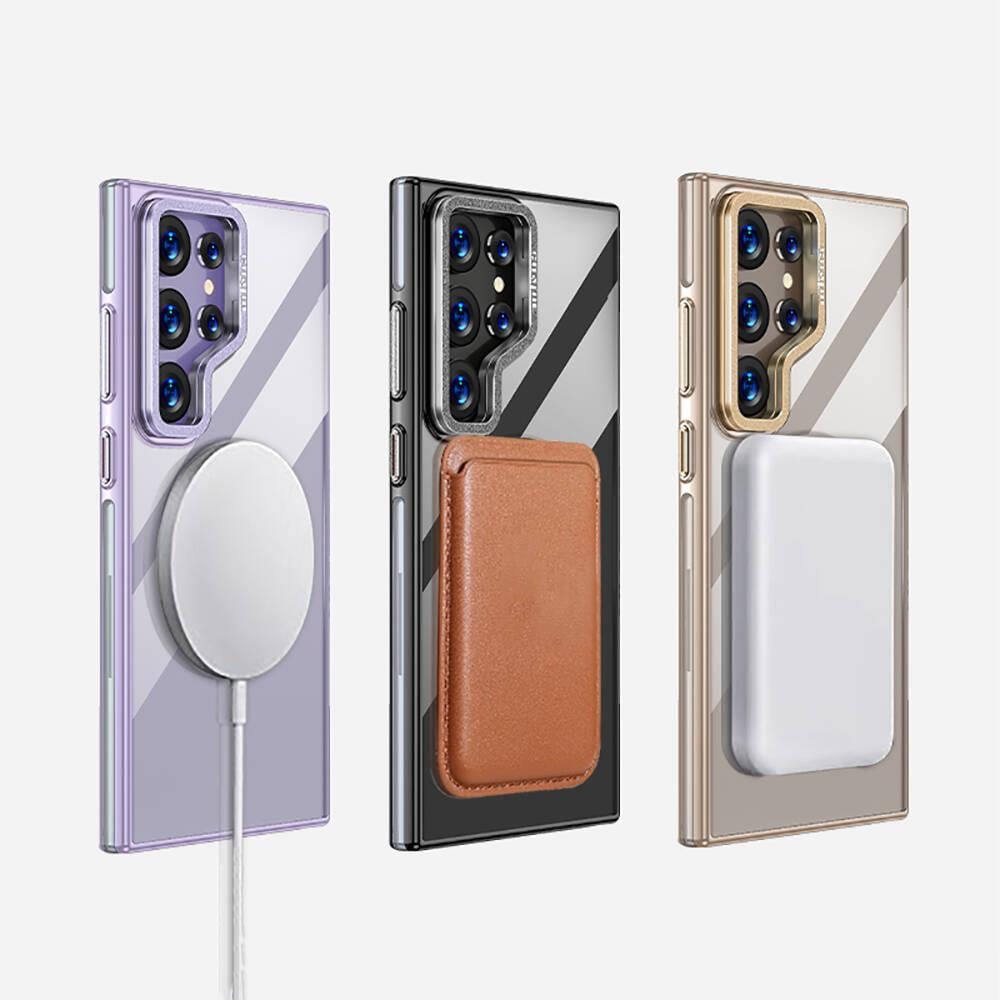 Galaxy S24 Ultra Kılıf M-safe Şarj Özellikli Wlons Standlı Efsane Kapak