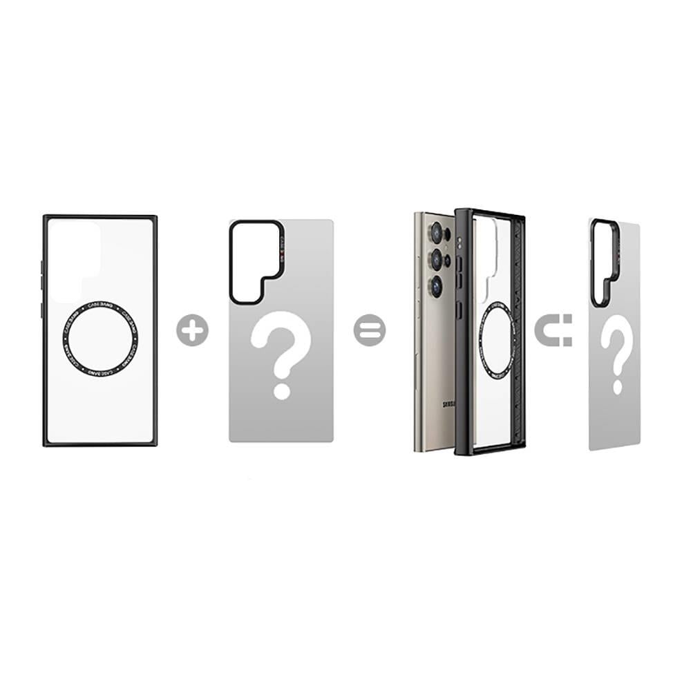 Galaxy S24 Ultra M-safe Şarj Özellikli Casebang Chill Out Serisi Mıknatıslı Arka Panel