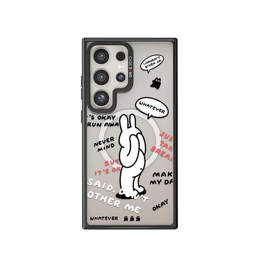 Galaxy S24 Ultra M-safe Şarj Özellikli Casebang Chill Out Serisi Mıknatıslı Arka Panel