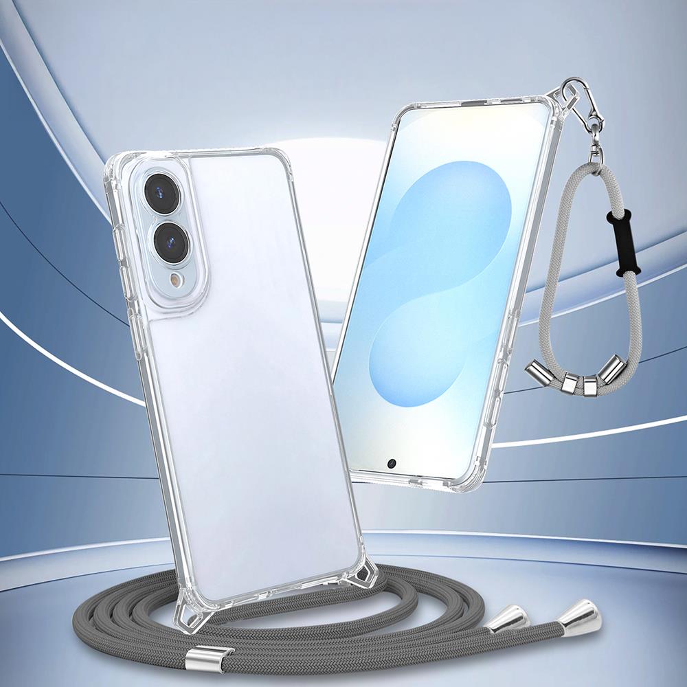 Galaxy S25 Edge Kılıf Airbagli Takılabilir Askı Aparatlı Zore Snap Silikon Kapak