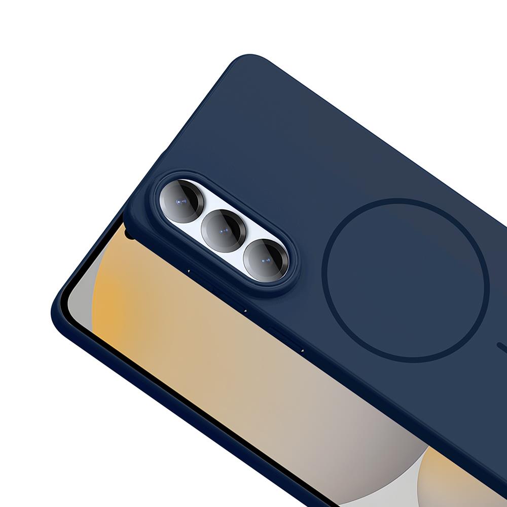 Galaxy S25 Edge Kılıf M-safe Şarj Özellikli Zore Ruby Sert Kapak