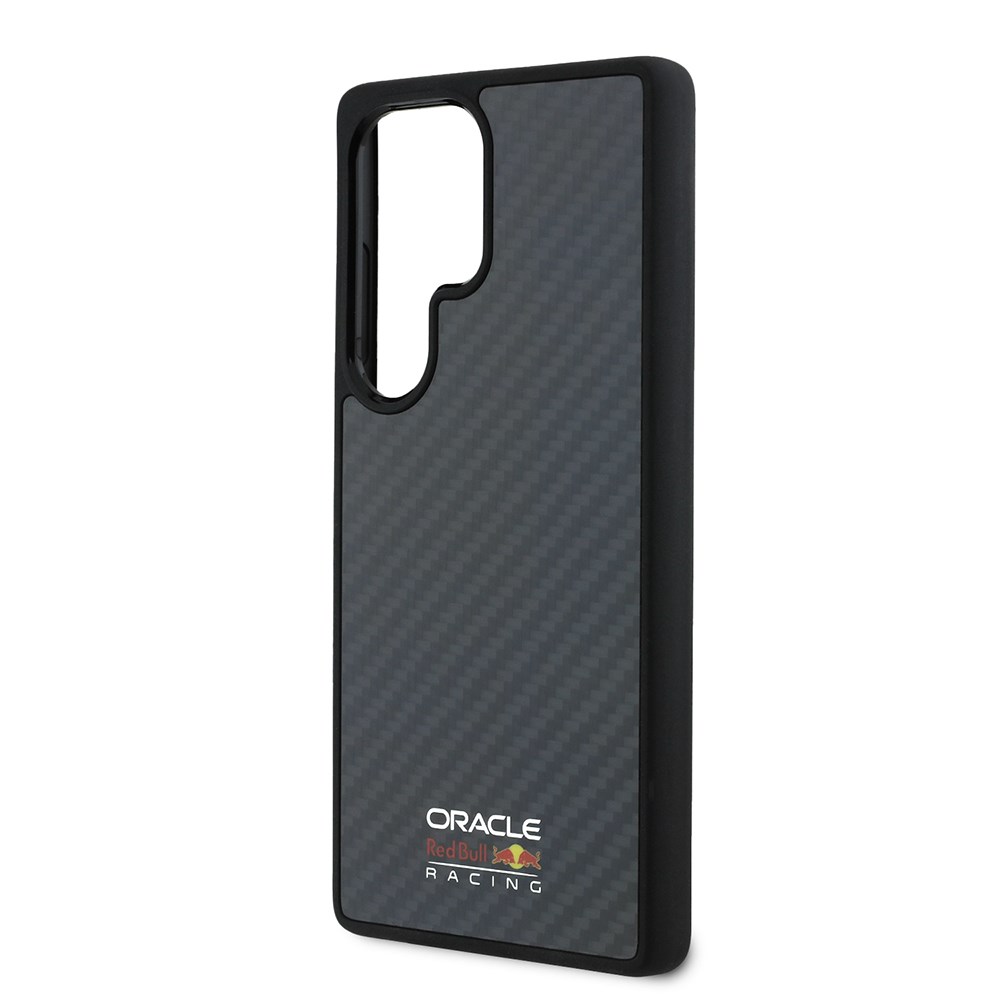 Galaxy S25 Ultra Kılıf Redbull Orjinal Lisanslı M-safe Şarj Özellikli Karbon Fiber Tasarımlı Parlayan Logolu Kapak