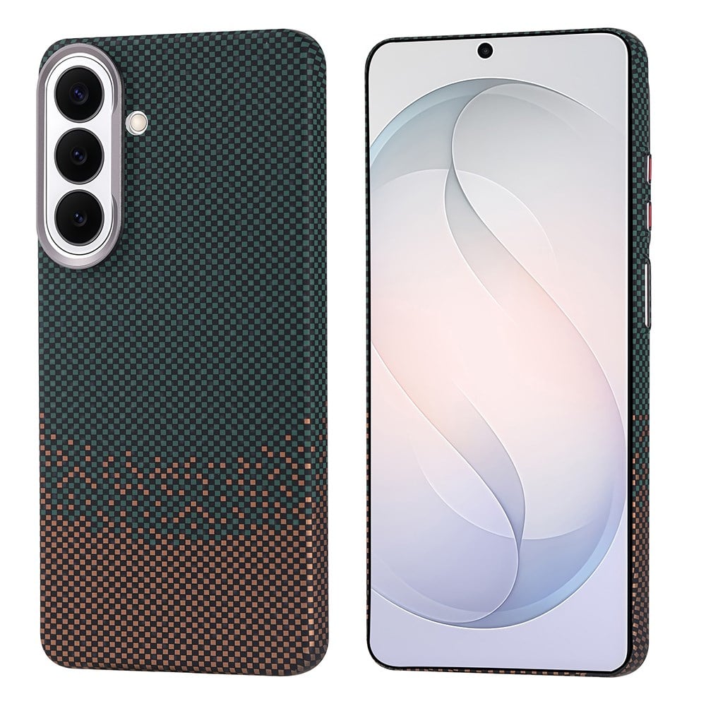 Galaxy S26 Kılıf M-safe Şarj Özellikli Karbon Fiber Görünümlü Zore Nekst Kapak
