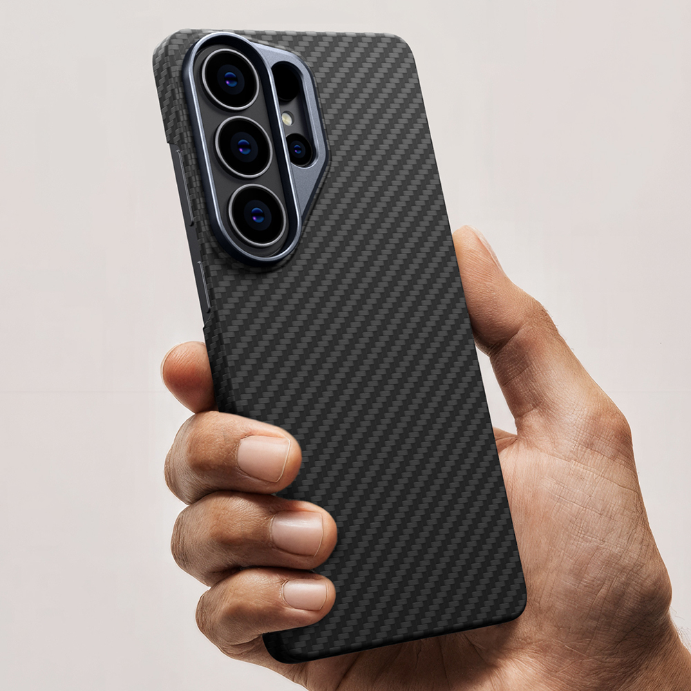 Galaxy S26 Ultra Kılıf M-safe Şarj Özellikli 1500D Aramid Fiber Amazingthing Titan Max Serisi Kapak