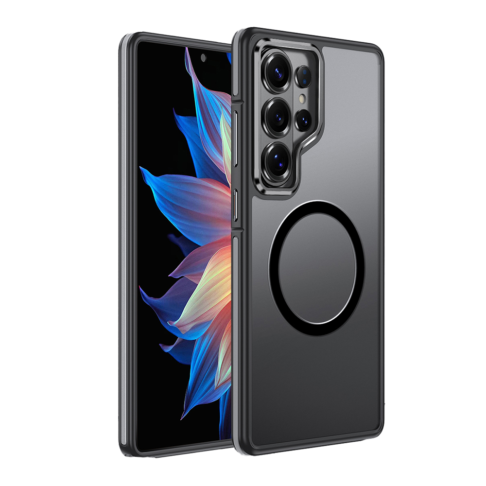 Galaxy S26 Ultra Kılıf M-safe Şarj Özellikli Mat Görünümlü Wlons Vevo Kapak