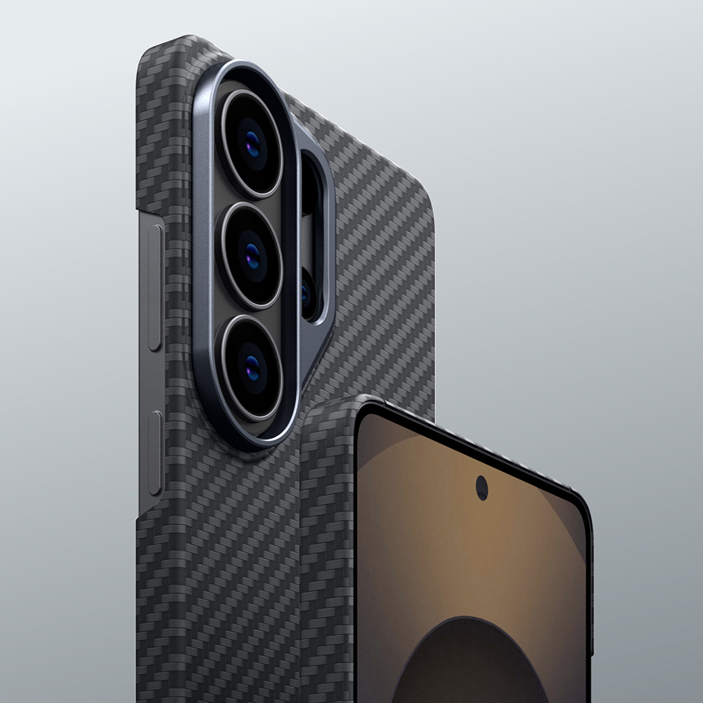 Galaxy S26 Ultra Kılıf M-safe Şarj Özellikli 1500D Aramid Fiber Amazingthing Titan Max Serisi Kapak