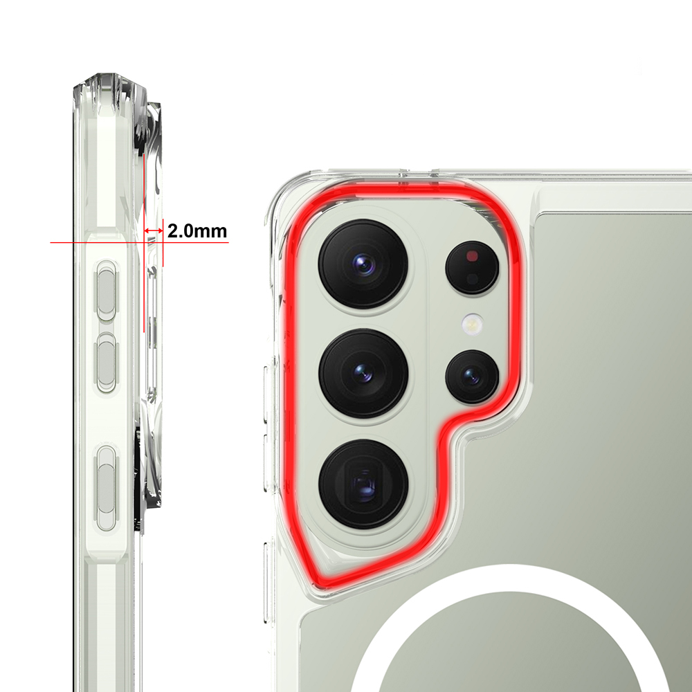 Galaxy S26 Ultra Kılıf Zore M-safe Şarj Özellikli T-Max M-safe Kapak
