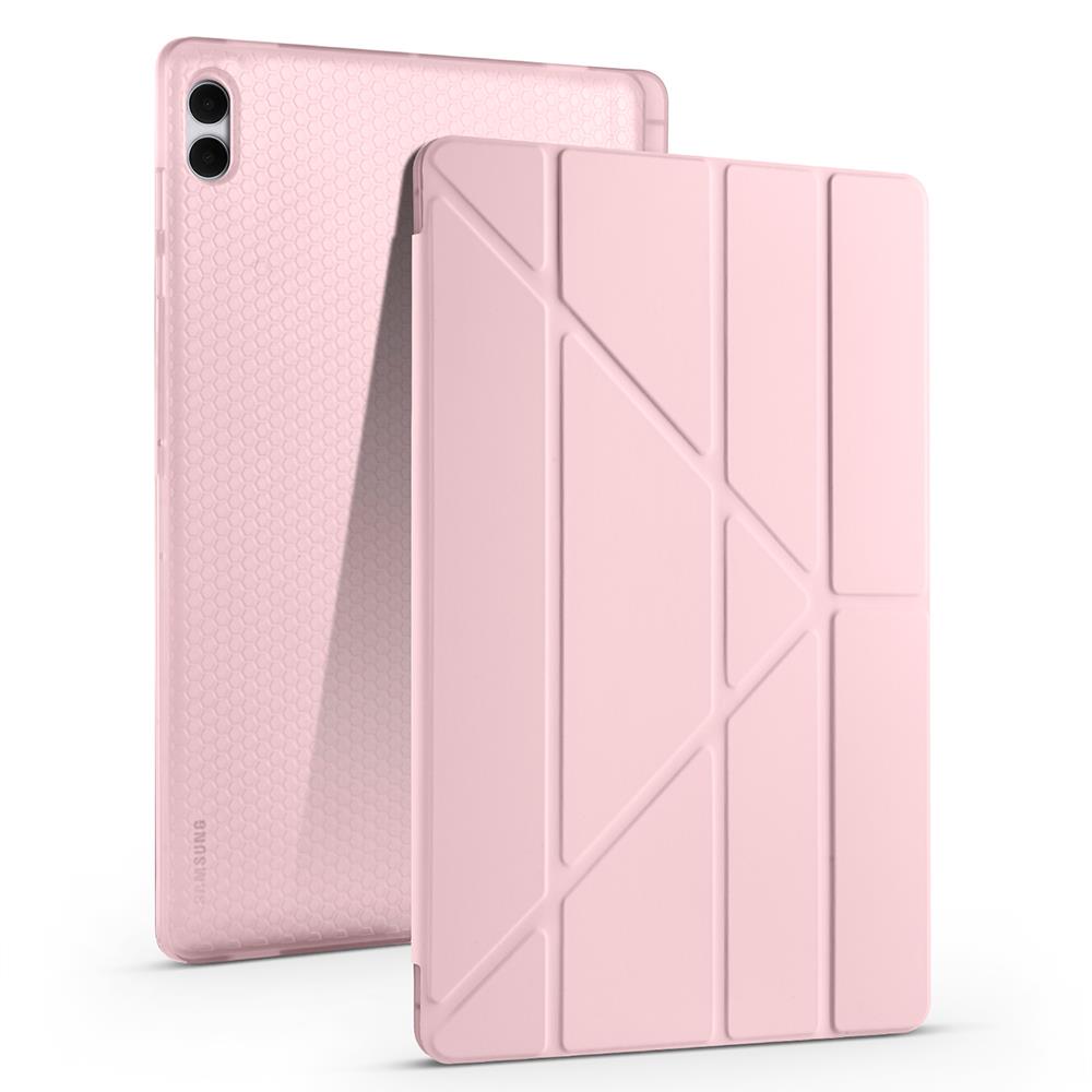 Galaxy Tab S11 Ultra Kılıf Zore Tri Folding Kalem Bölmeli Standlı Kılıf
