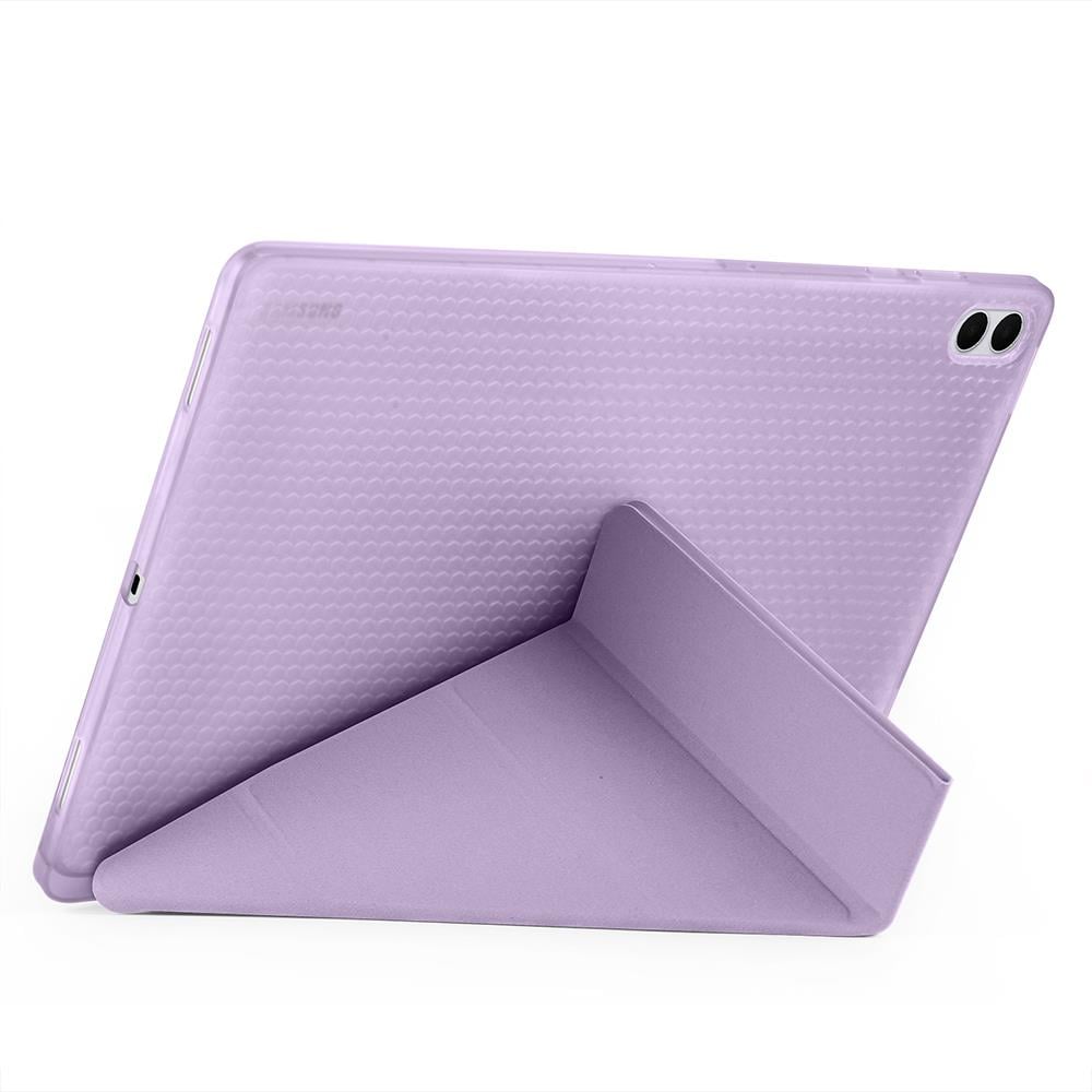 Galaxy Tab S11 Ultra Kılıf Zore Tri Folding Kalem Bölmeli Standlı Kılıf