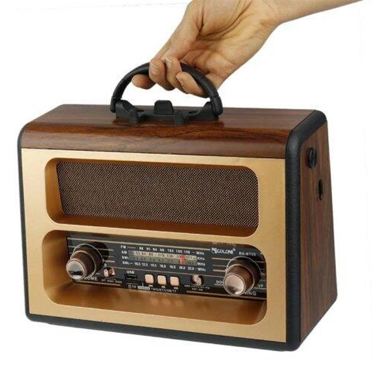 GÖRÜNTÜ & SES SİSTEMİ Golon RX-BT88 Nostaljik FM/BT/TF Speaker