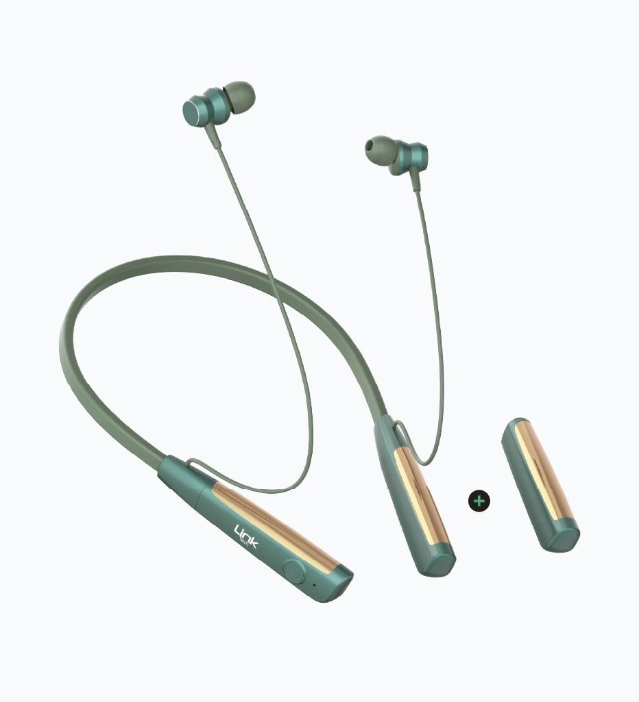 H999 Boyun Askılı 420mAh (Yedek Bataryalı) Bluetooth Kulaklık +90 Saat