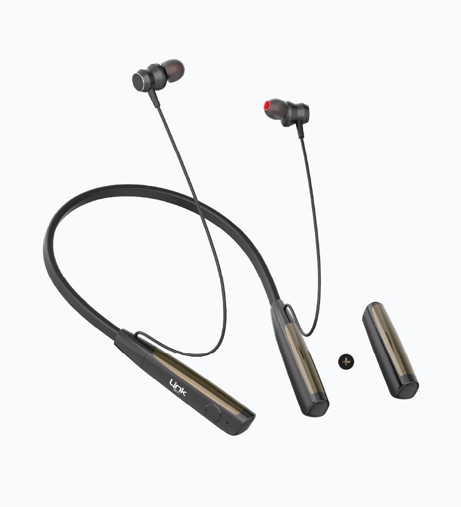 H999 Boyun Askılı 420mAh (Yedek Bataryalı) Bluetooth Kulaklık +90 Saat