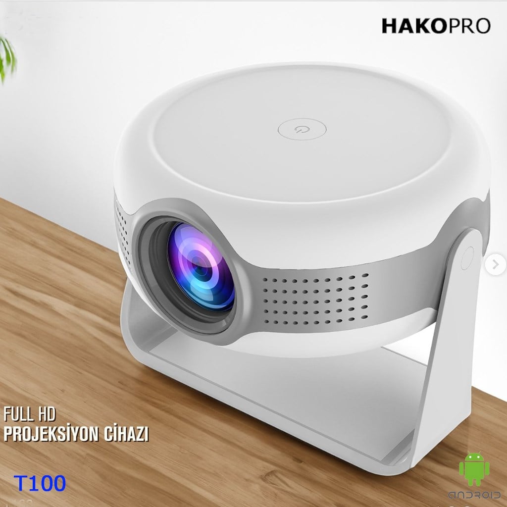 HakoPro T100 Pro Android Projeksiyon Cihazı