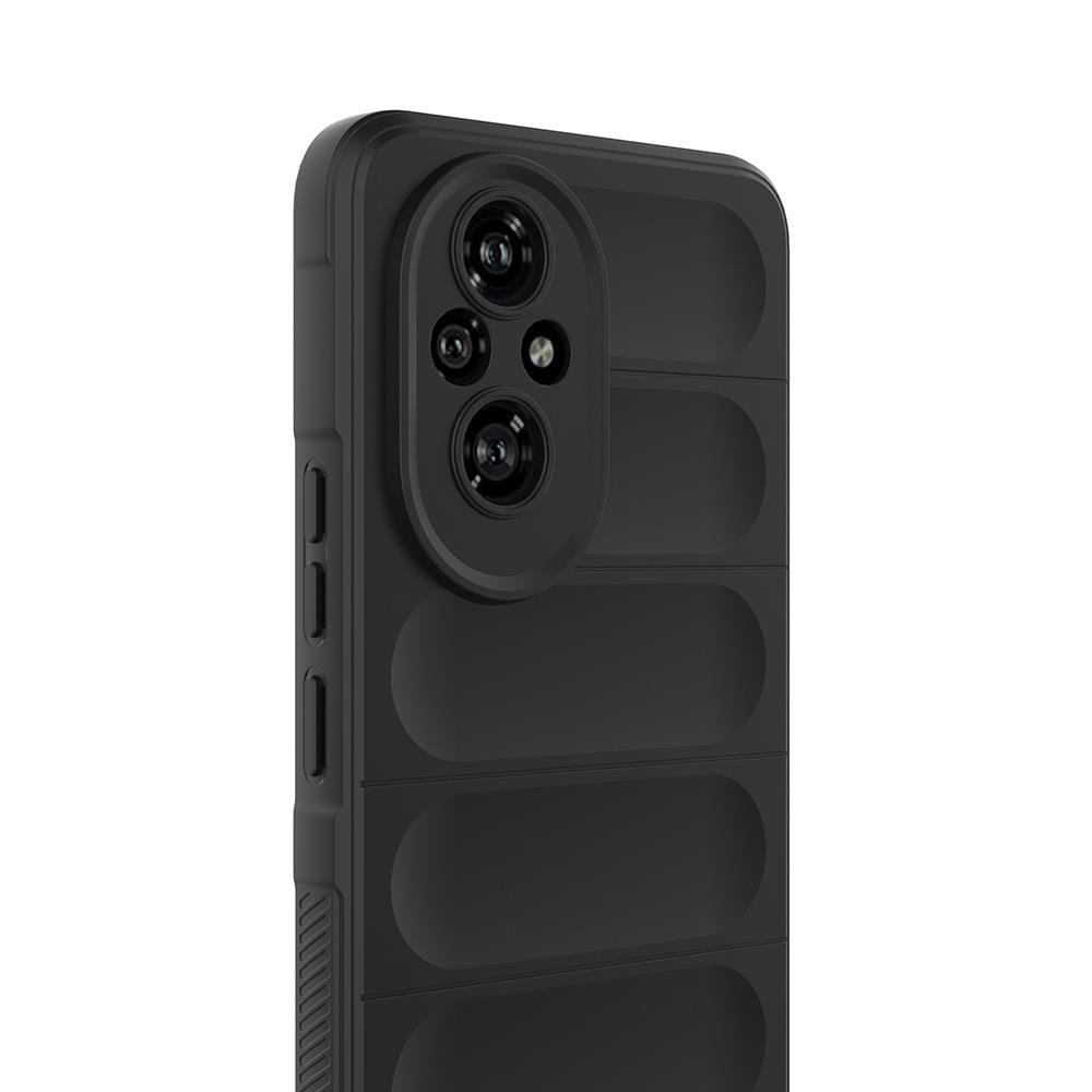 Honor 200 Pro Kılıf Esnek TPU Oyuklu Arka Yüzey Tasarımlı Zore Etnik Silikon Kapak