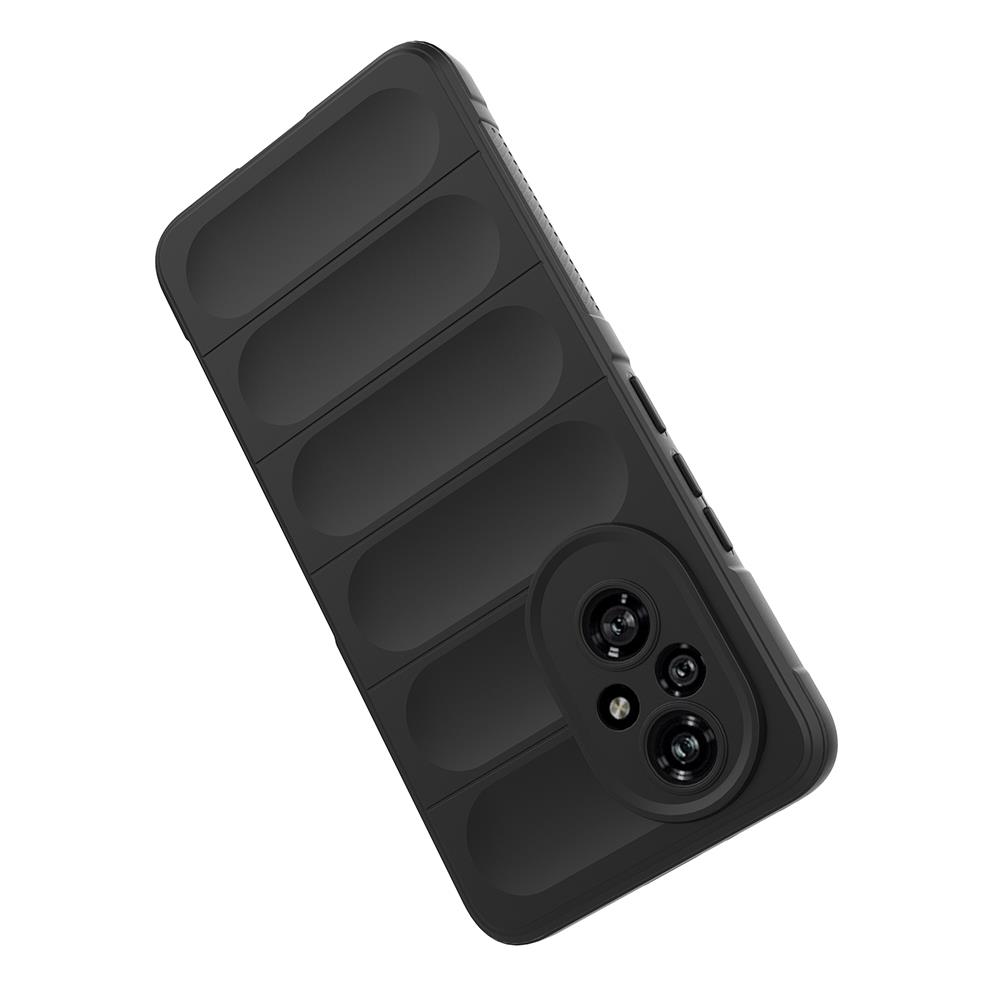 Honor 200 Pro Kılıf Esnek TPU Oyuklu Arka Yüzey Tasarımlı Zore Etnik Silikon Kapak