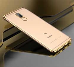 Huawei Mate 10 Lite Kılıf Zore Dört Köşeli Lazer Silikon Kapak