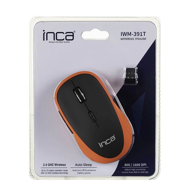 KLAVYE & MOUSE INCA IWM-391T 1600 Dpi Rubber  Wireless Mouse