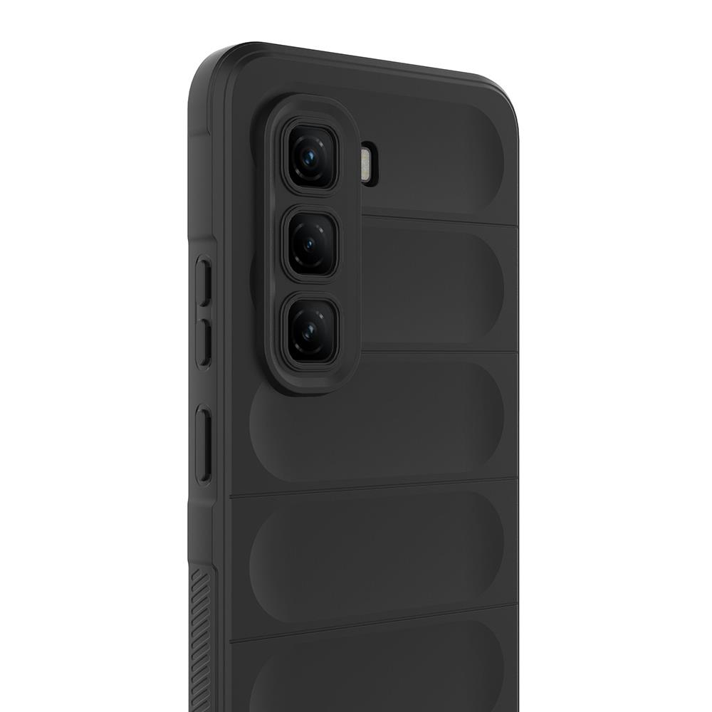 İnfinix Hot 50 4G Kılıf Esnek TPU Oyuklu Arka Yüzey Tasarımlı Zore Etnik Silikon Kapak