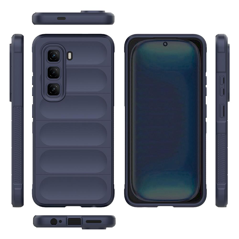 İnfinix Hot 50 4G Kılıf Esnek TPU Oyuklu Arka Yüzey Tasarımlı Zore Etnik Silikon Kapak