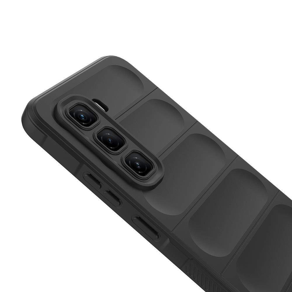 İnfinix Hot 50 4G Kılıf Esnek TPU Oyuklu Arka Yüzey Tasarımlı Zore Etnik Silikon Kapak