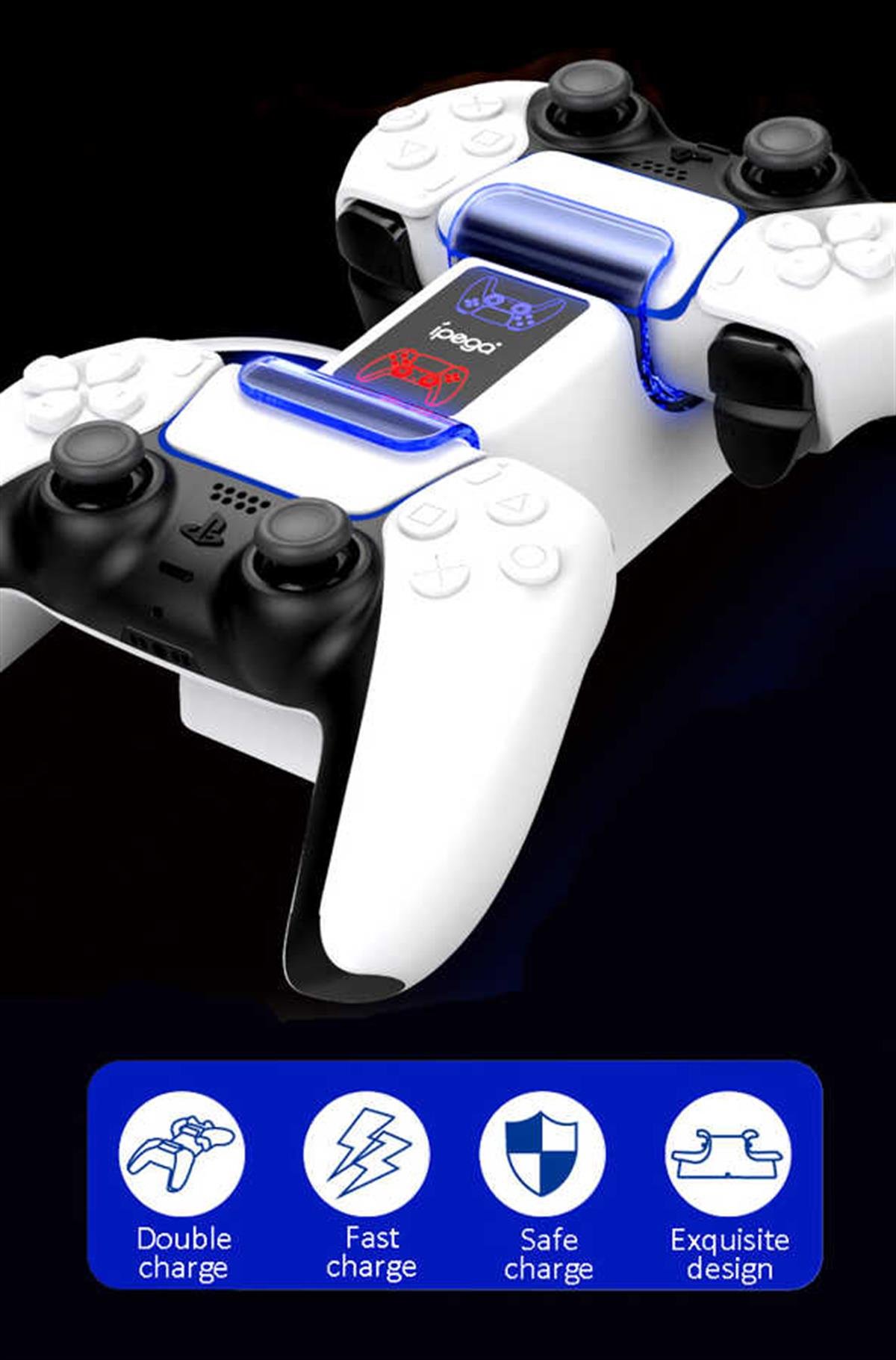 iPega PG-P5003 Playstation 5 Dualsense Şarj İstasyonu
