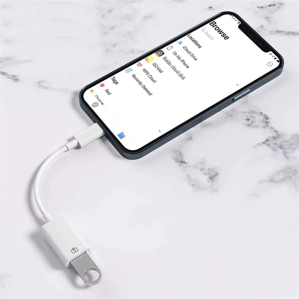 Dönüştürücü/Bağlantı Aparatları Jopus Jo-Ip07 Usb To Lightning Otg