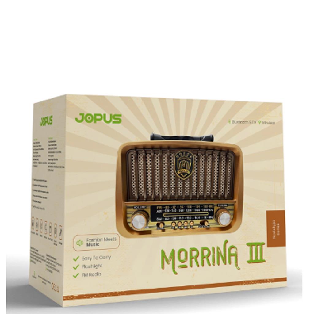Jopus Morrina 3 Bluetooth Özellikli Nostaljik Radyo
