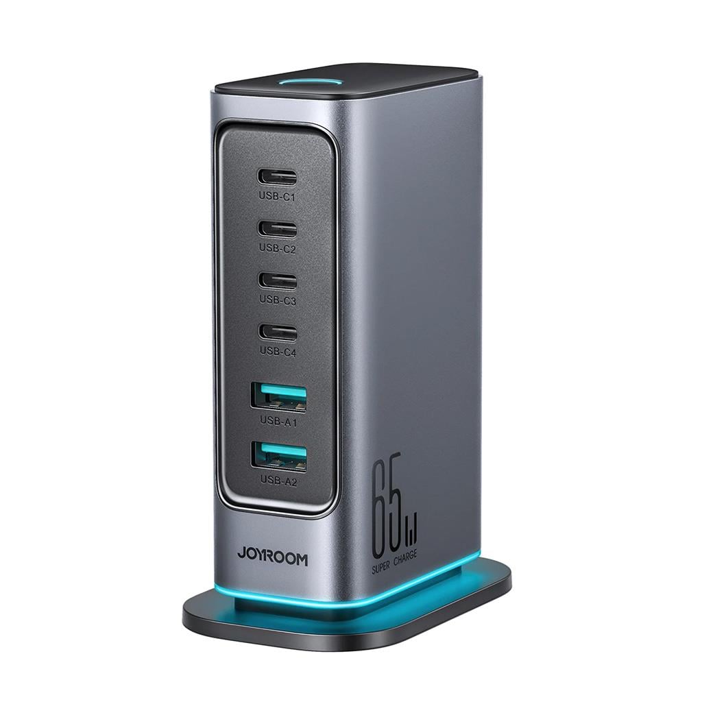 Joyroom JR-TCM02 65W 6 İn1 Gan Multi-Port Şarj Ünite