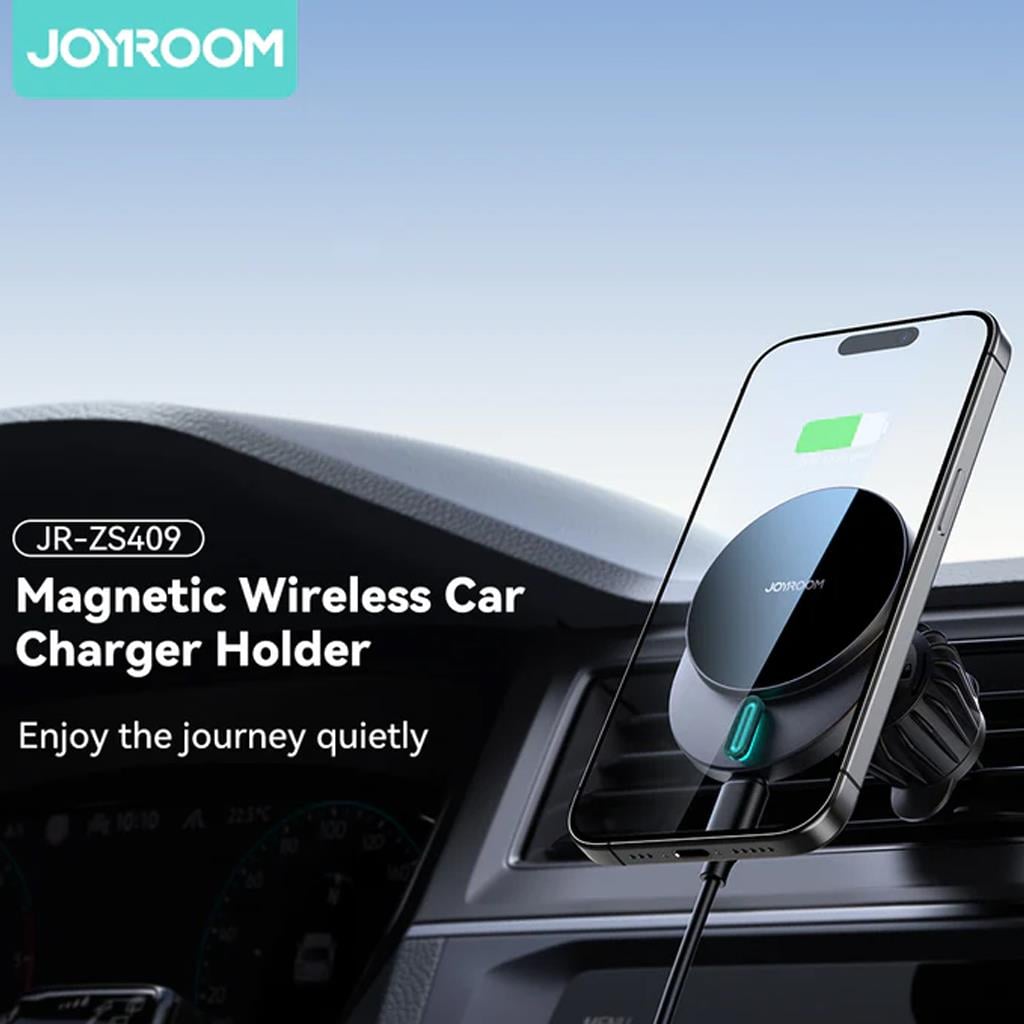 Joyroom JR-ZS409 Manyetik Kablosuz Araç Şarj Cihazı Tutucu