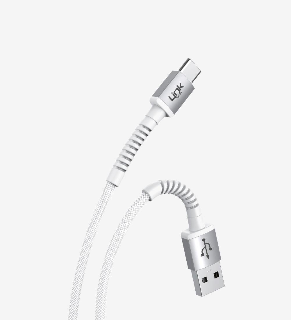 K552 Safe 3A Örgülü Metal Başlı Type-C Şarj Kablosu