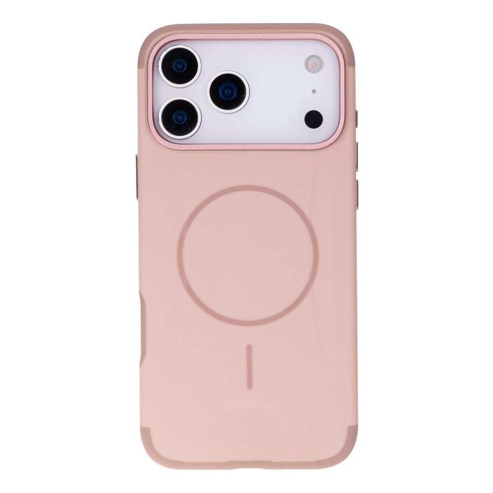 Koen iPhone 17 Pro Max Uyumlu MagSafe Kılıf – Kablosuz Şarj Destekli, Köşe Koruma Darbe Emici, Şeffaf Mat Premium Telefon Kılıfı, Bej Rengi