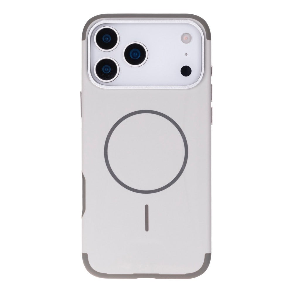 Koen iPhone 17 Pro Max Uyumlu MagSafe Kılıf – Kablosuz Şarj Destekli, Köşe Koruma Darbe Emici, Şeffaf Mat Premium Telefon Kılıfı, Taş Rengi