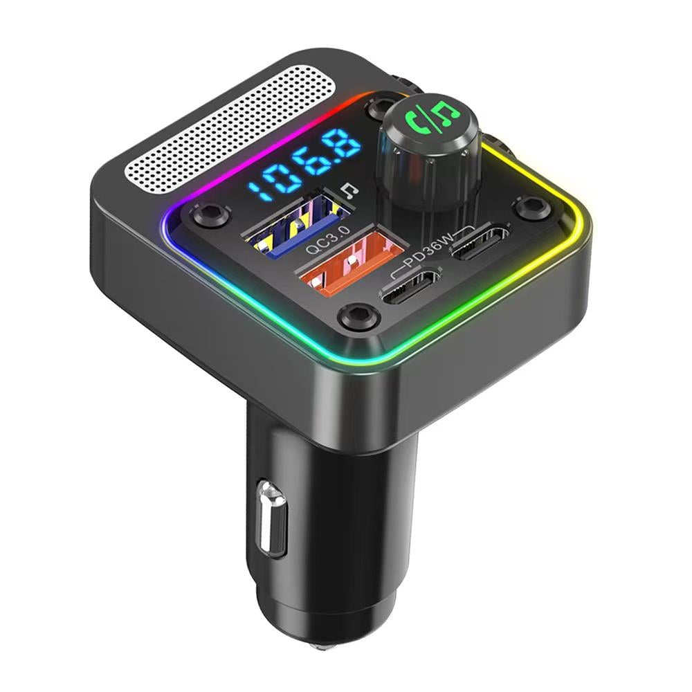Lapas FMT-01 36W Hızlı Şarj Destekli Dijital Göstergeli Bluetooth FM Transmitter