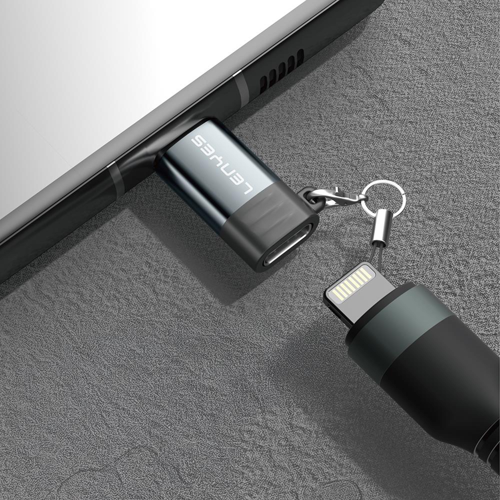 Lenyes AX111 Lightning to Type-C Çevirici OTG Adaptör