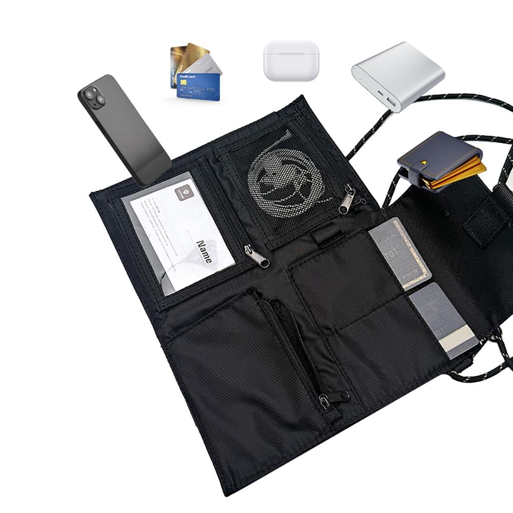 Lenyes LB582 Roamer Serisi Çok Amaçlı Su Geçirmez Polyester Kumaş Ayarlanabilir Omuz Askılı Çapraz Vücut Çantası