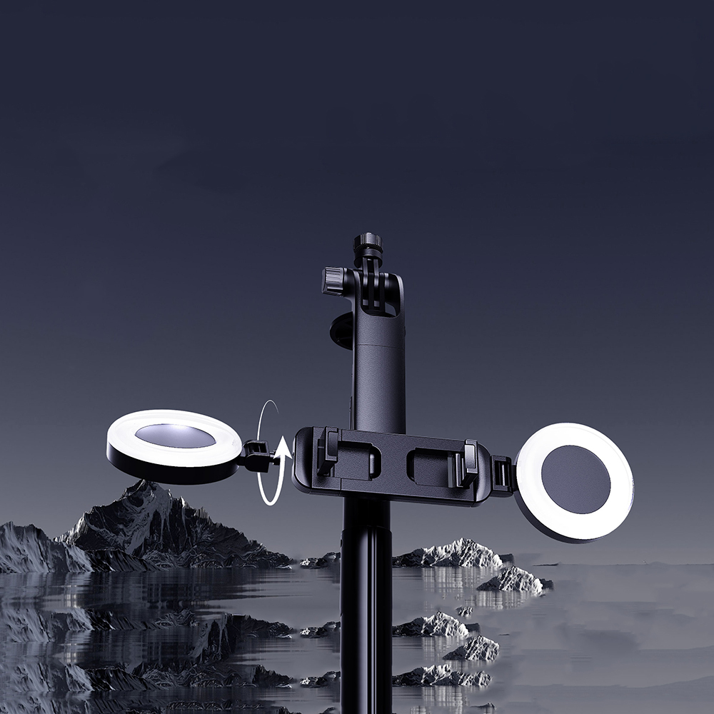 Lenyes LPH120 Uzaktan Kumandalı Çok Fonksiyonlu Sabitleyici Ekranlı Tripod ve Selfie Çubuğu