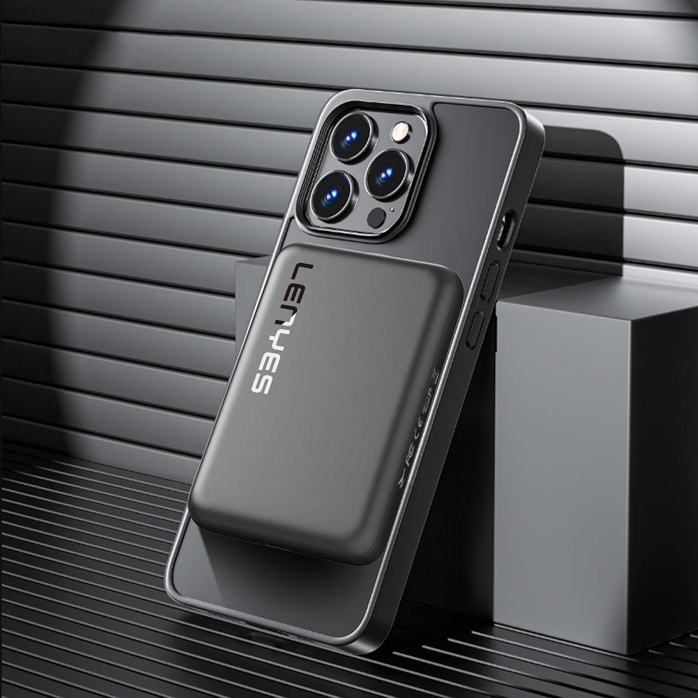 Lenyes PW139D PD 20W Ultra İnce Hızlı Şarj Özellikli Wireless Powerbank 15W 10000mAh